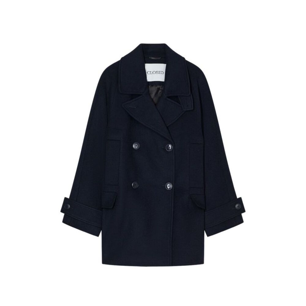 Closed Women Wool Double-Breasted Coat